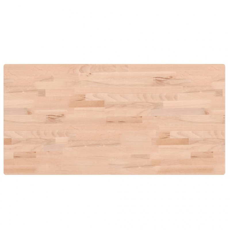 Waschtischplatte 100x50x2,5 cm Massivholz Buche