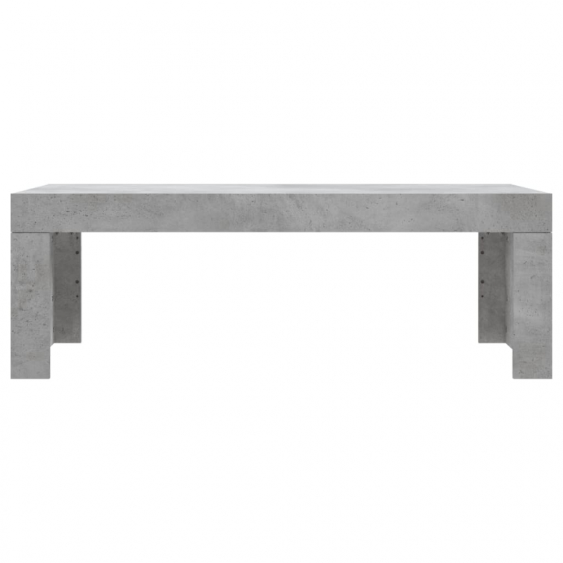 Couchtisch Betongrau 102x50x36 cm Holzwerkstoff