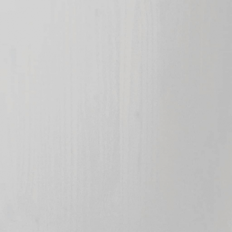 Rollschrank mit Schubladen MOSS Weiß Massivholz Kiefer