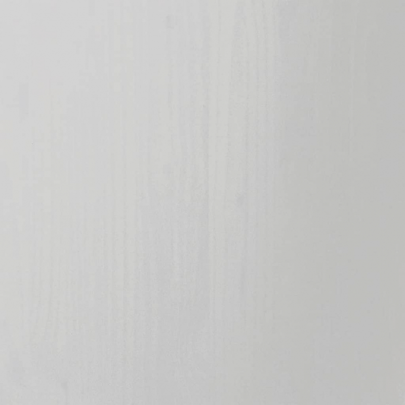 Rollschrank mit Schubladen MOSS Weiß Massivholz Kiefer