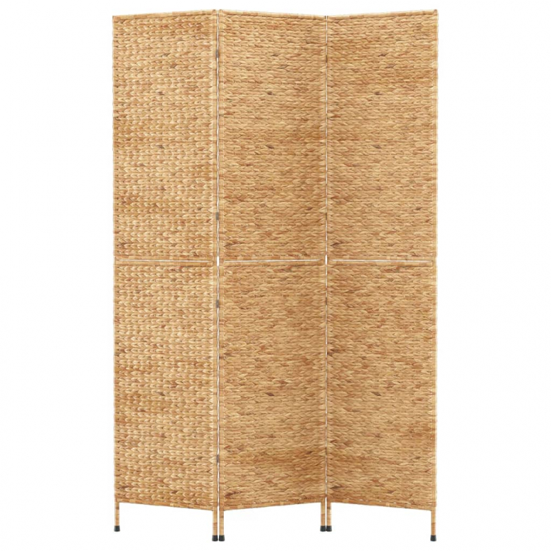 Paravent 3-tlg. 122x180 cm Wasserhyazinthe