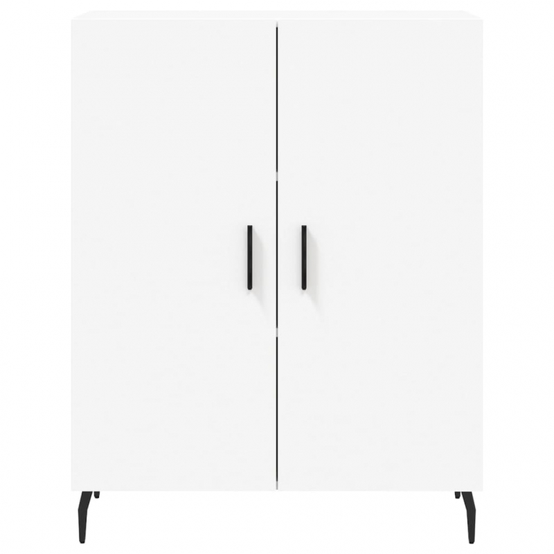 Highboard Weiß 69,5x34x180 cm Holzwerkstoff