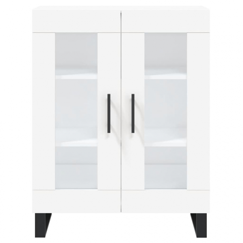 Highboard Weiß 69,5x34x180 cm Holzwerkstoff