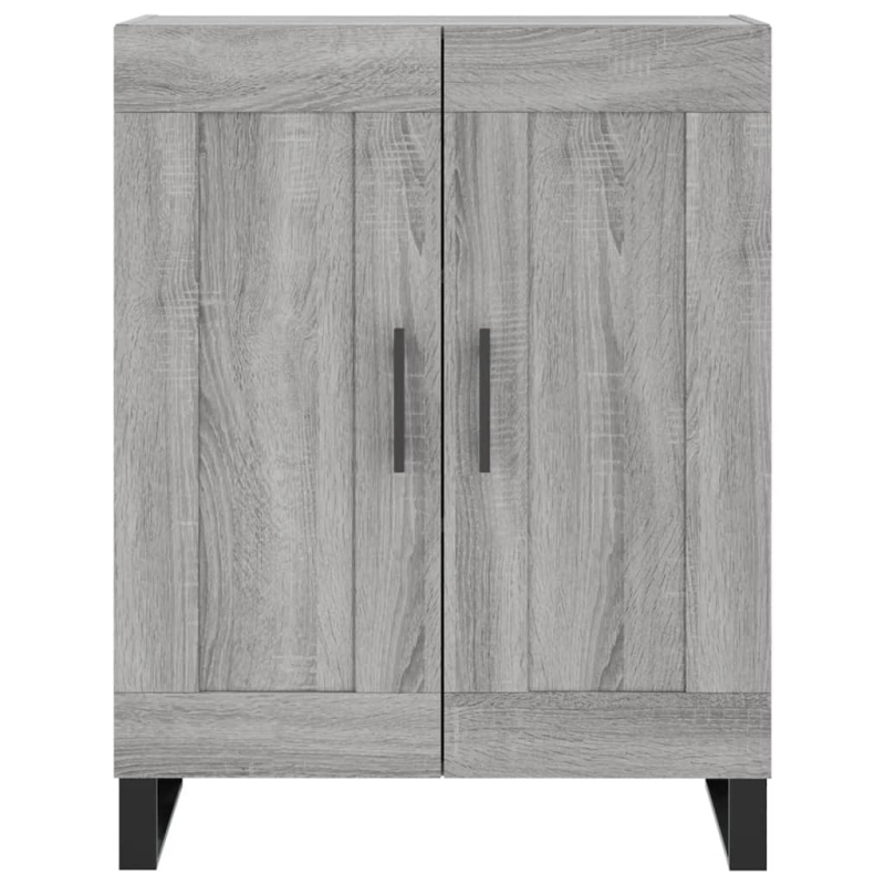 Highboard Grau Sonoma 69,5x34x180 cm Holzwerkstoff