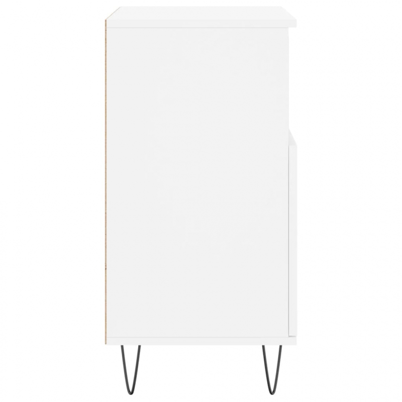 Sideboards 2 Stk. Weiß Holzwerkstoff