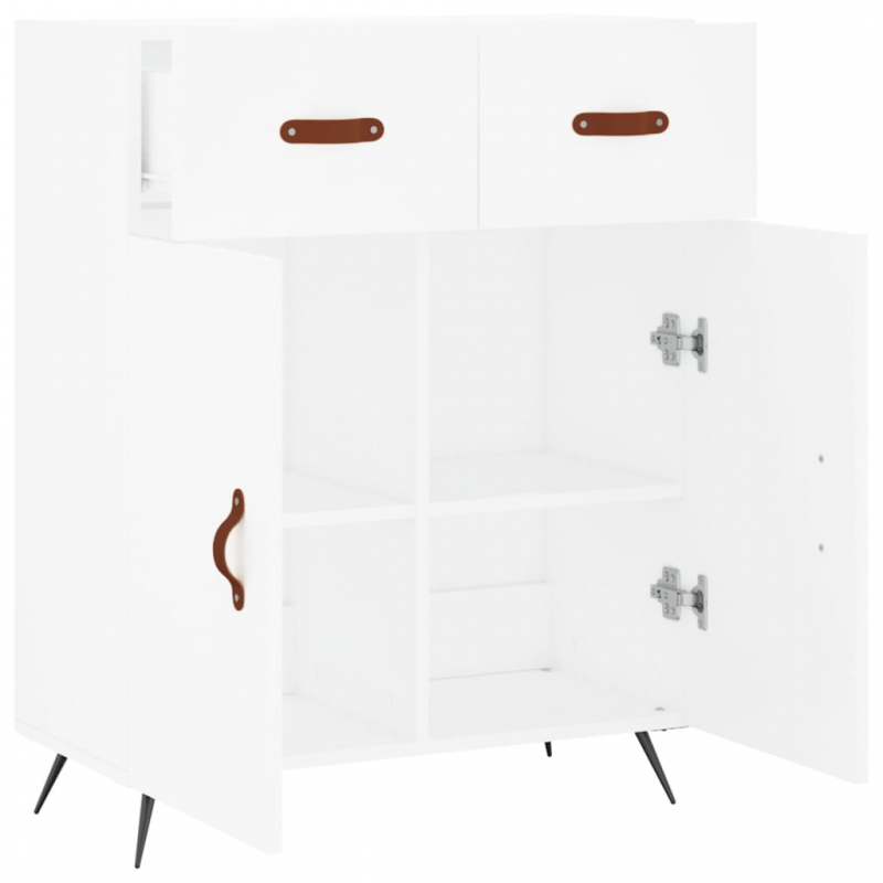 Sideboard Weiß 69,5x34x90 cm Holzwerkstoff