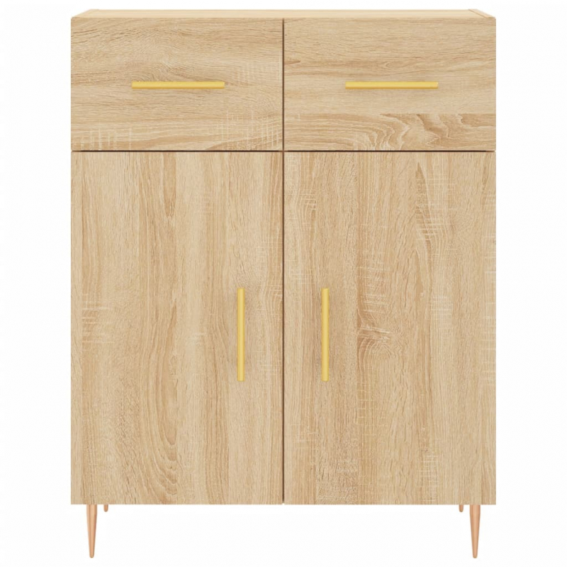 Sideboard Sonoma-Eiche 69,5x34x90 cm Holzwerkstoff