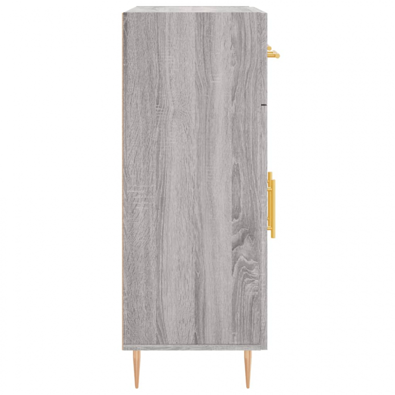 Sideboard Grau Sonoma 69,5x34x90 cm Holzwerkstoff
