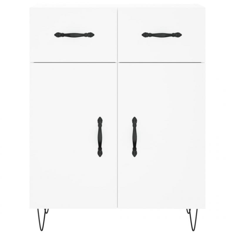 Sideboard Weiß 69,5x34x90 cm Holzwerkstoff