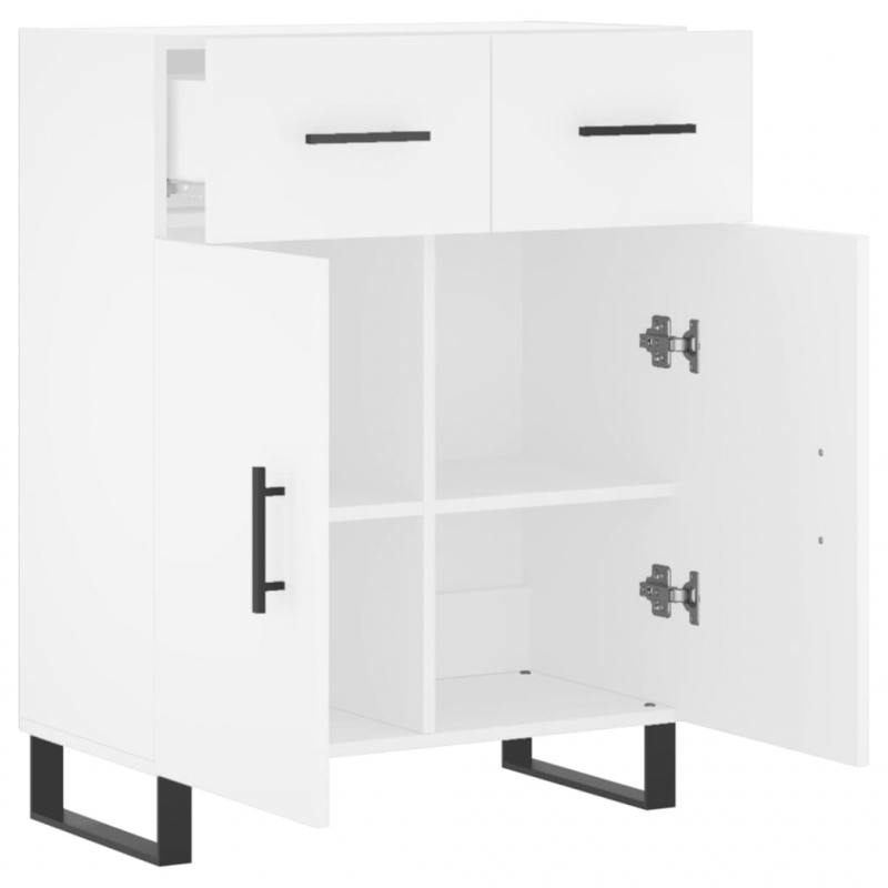 Sideboard Weiß 69,5x34x90 cm Holzwerkstoff