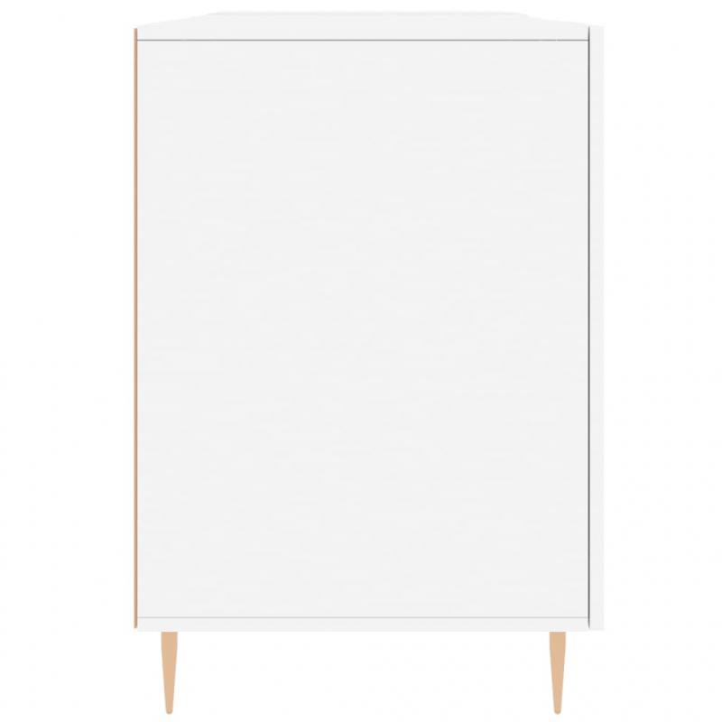 Schreibtisch Weiß 140x50x75 cm Holzwerkstoff