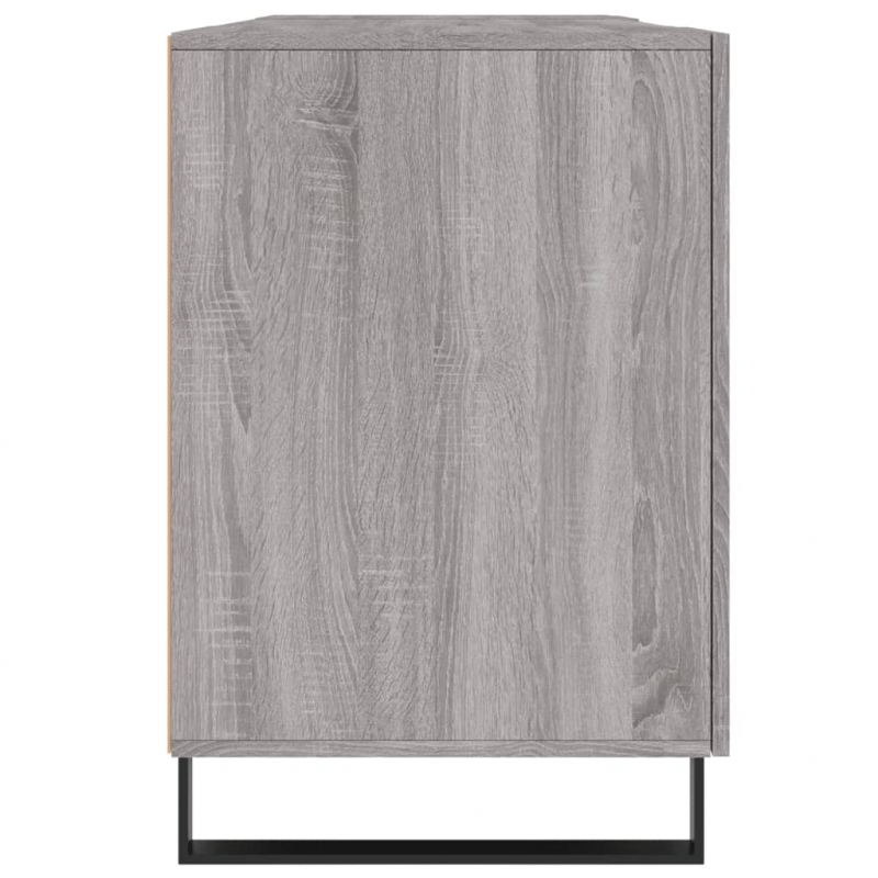Schreibtisch Grau Sonoma 140x50x75 cm Holzwerkstoff