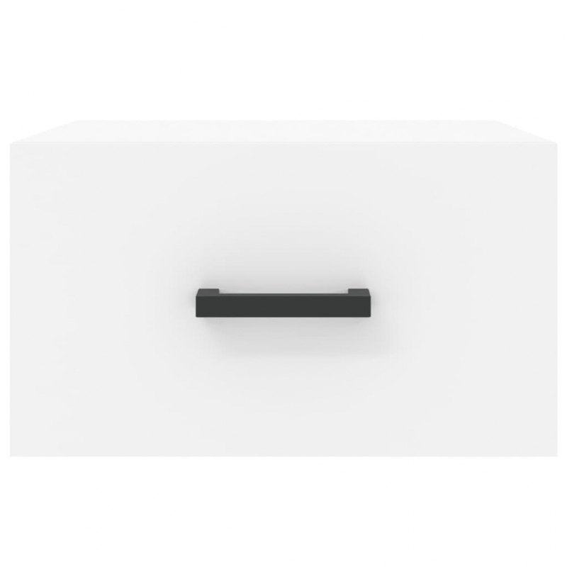 Wand-Nachttisch Weiß 35x35x20 cm