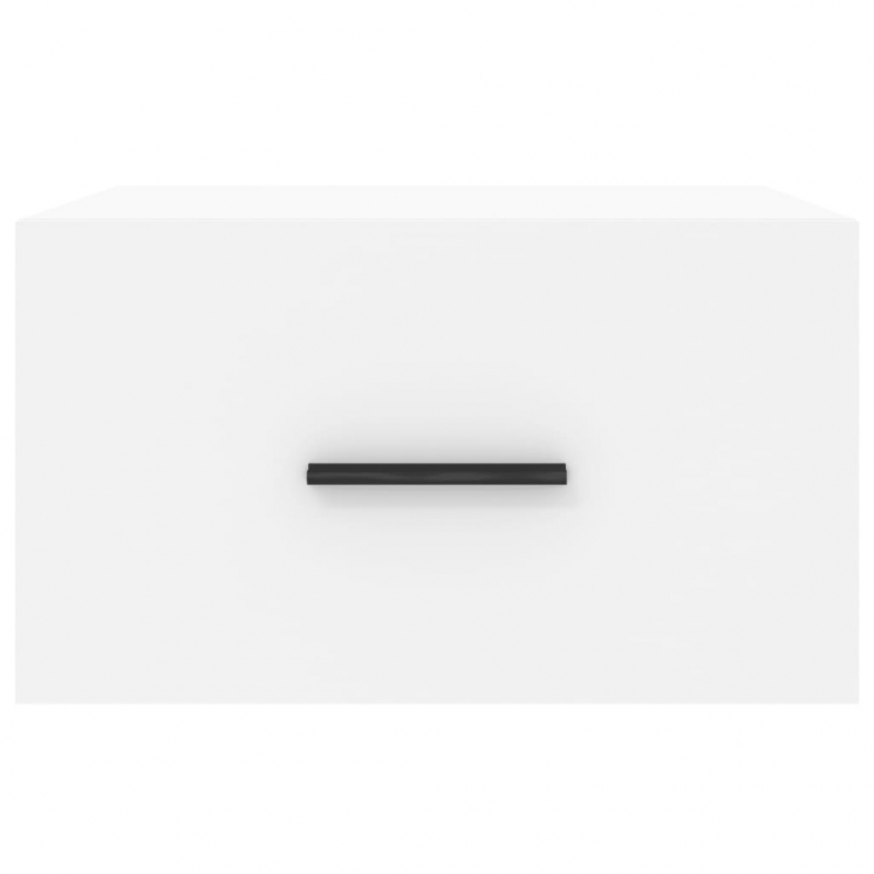 Wand-Nachttische 2 Stk. Weiß 35x35x20 cm