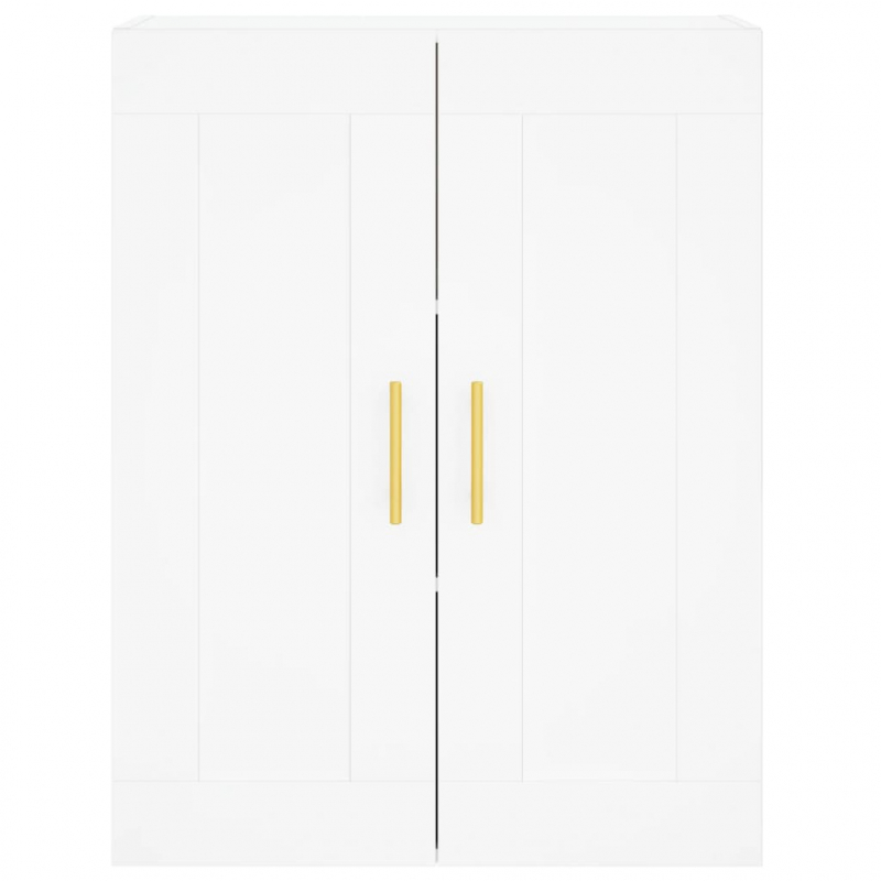 Wandschrank Weiß 69,5x34x90 cm Holzwerkstoff