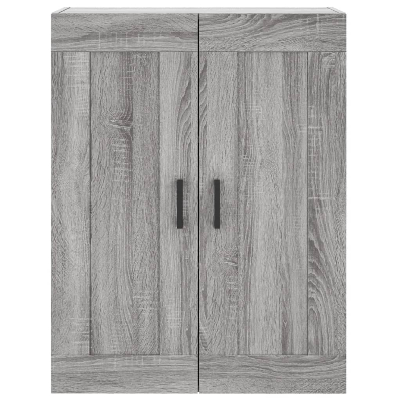 Wandschrank Grau Sonoma 69,5x34x90 cm Holzwerkstoff