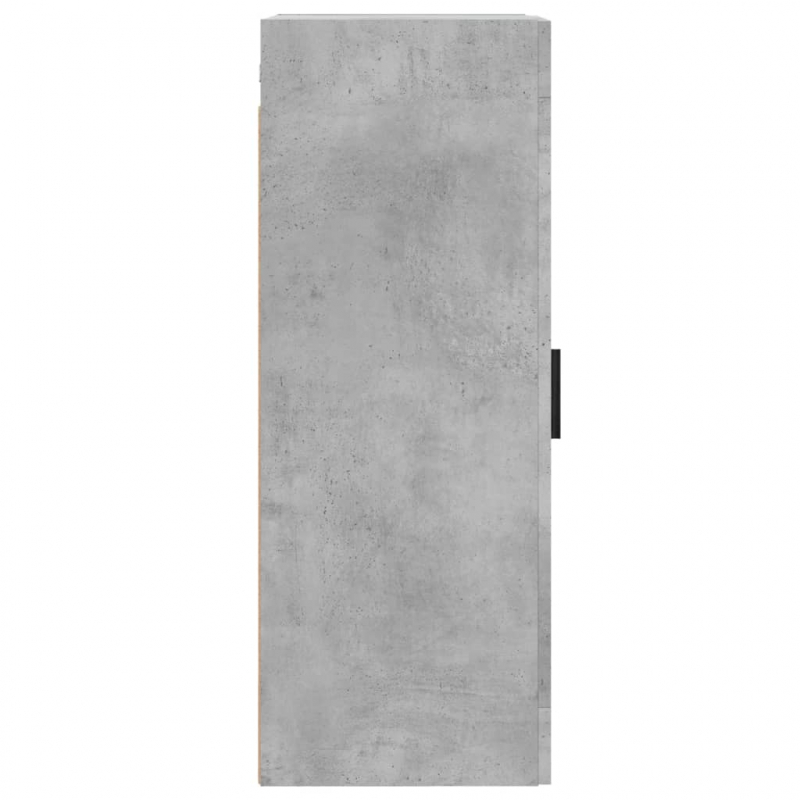 Wandschrank Betongrau 34,5x34x90 cm Holzwerkstoff