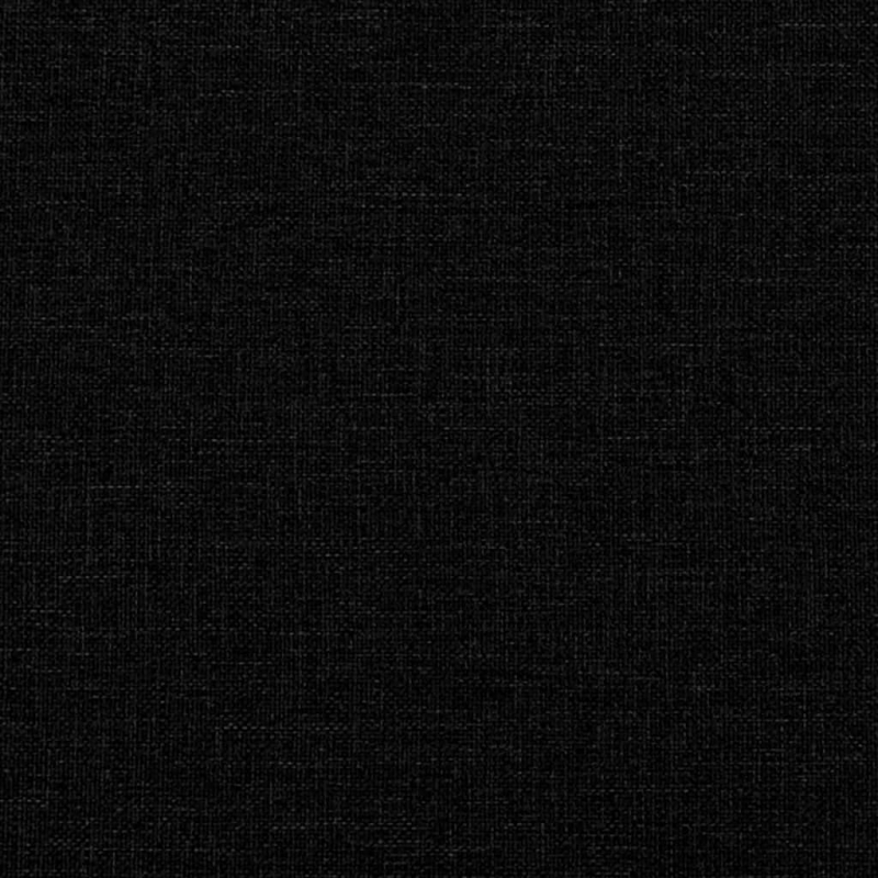 2-Sitzer-Sofa mit Zierkissen Schwarz 120 cm Stoff