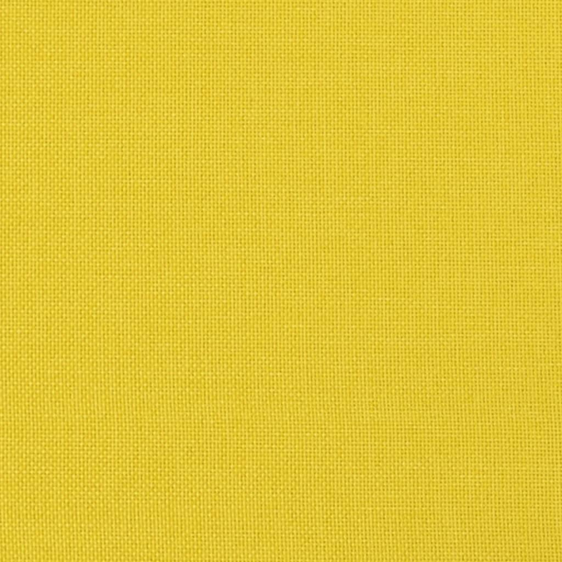 2-Sitzer-Sofa mit Zierkissen Hellgelb 120 cm Stoff