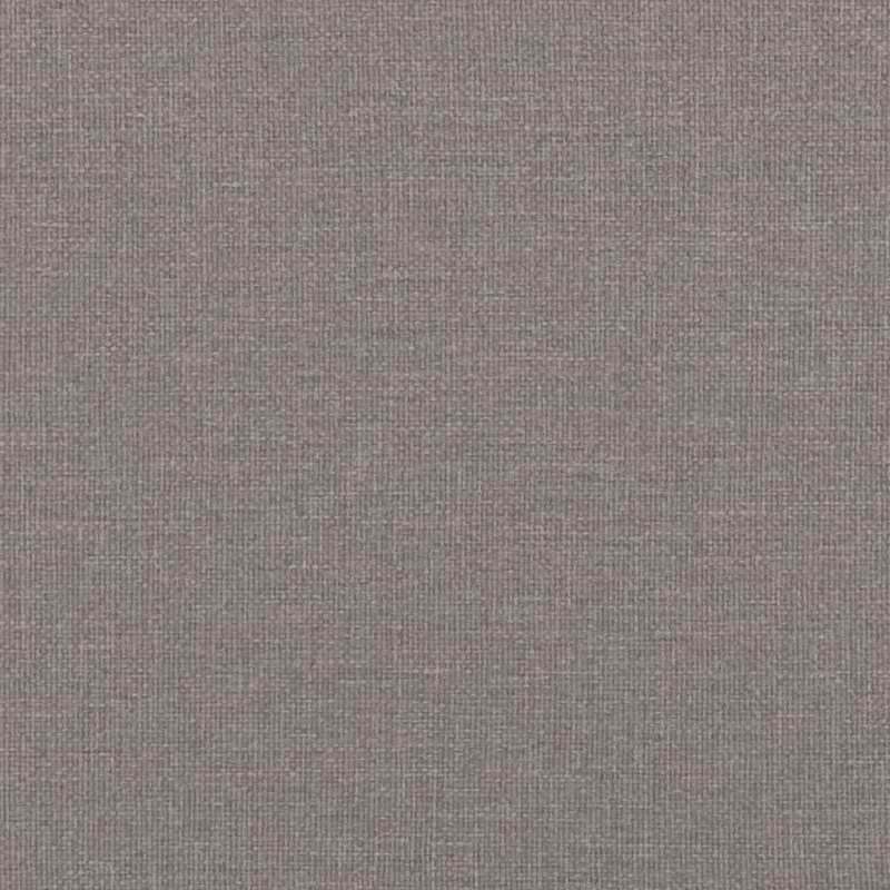 2-Sitzer-Sofa mit Zierkissen Taupe 120 cm Stoff