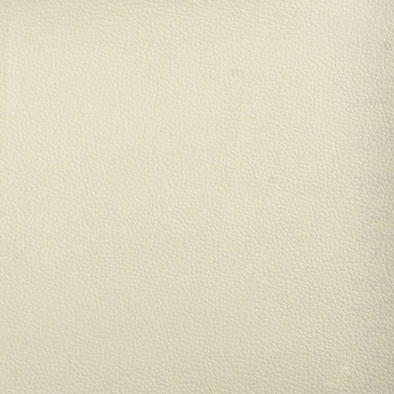 2-tlg. Sofagarnitur mit Kissen Creme Kunstleder