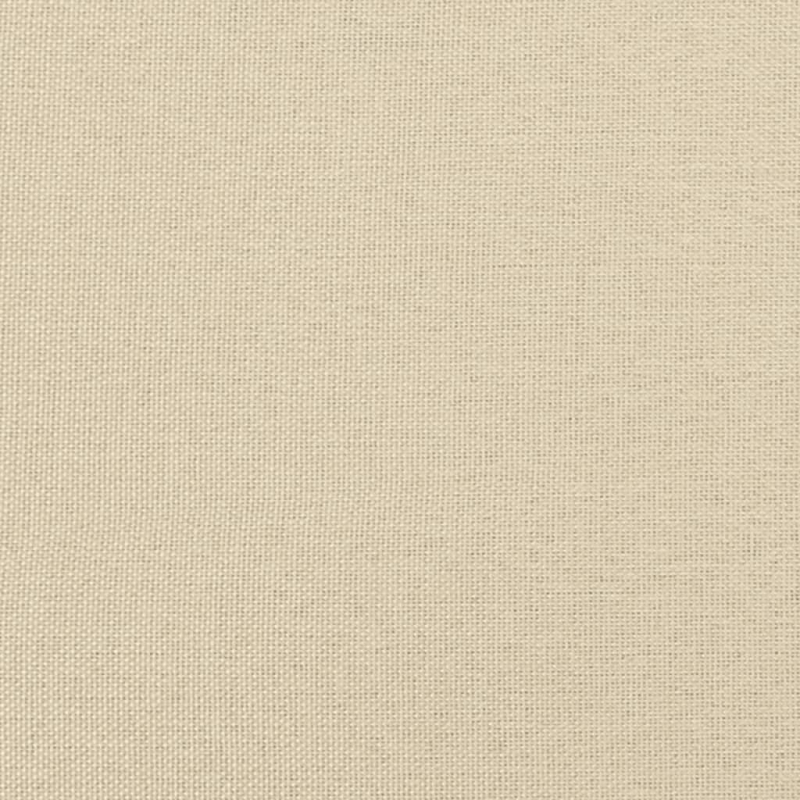 2-tlg. Sofagarnitur mit Kissen Creme Stoff