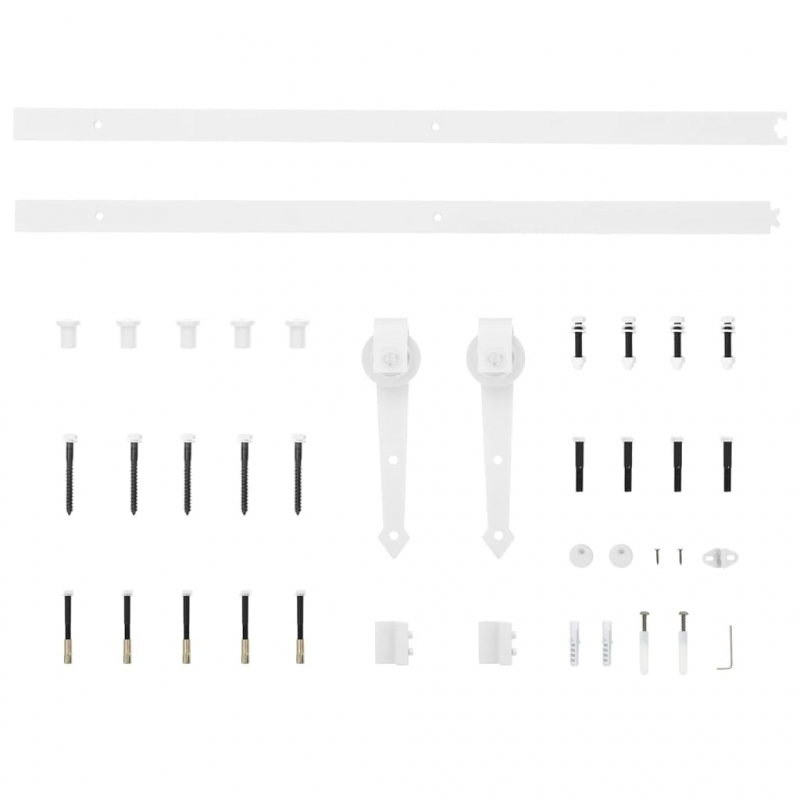 Schiebetür mit Beschlag 90x210 cm Massivholz Kiefer