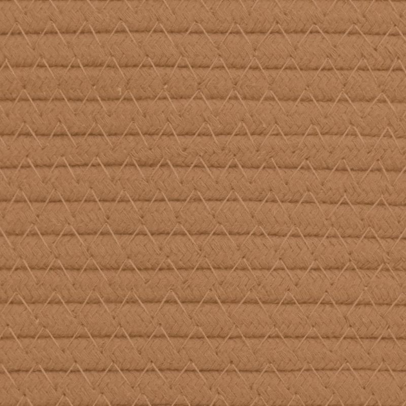 Aufbewahrungskorb Braun Ø40x35 cm Baumwolle