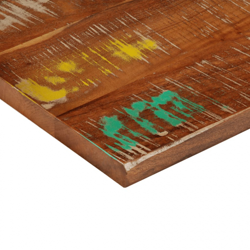 Tischplatte 60x60x3,8 cm Quadratisch Altholz Massiv