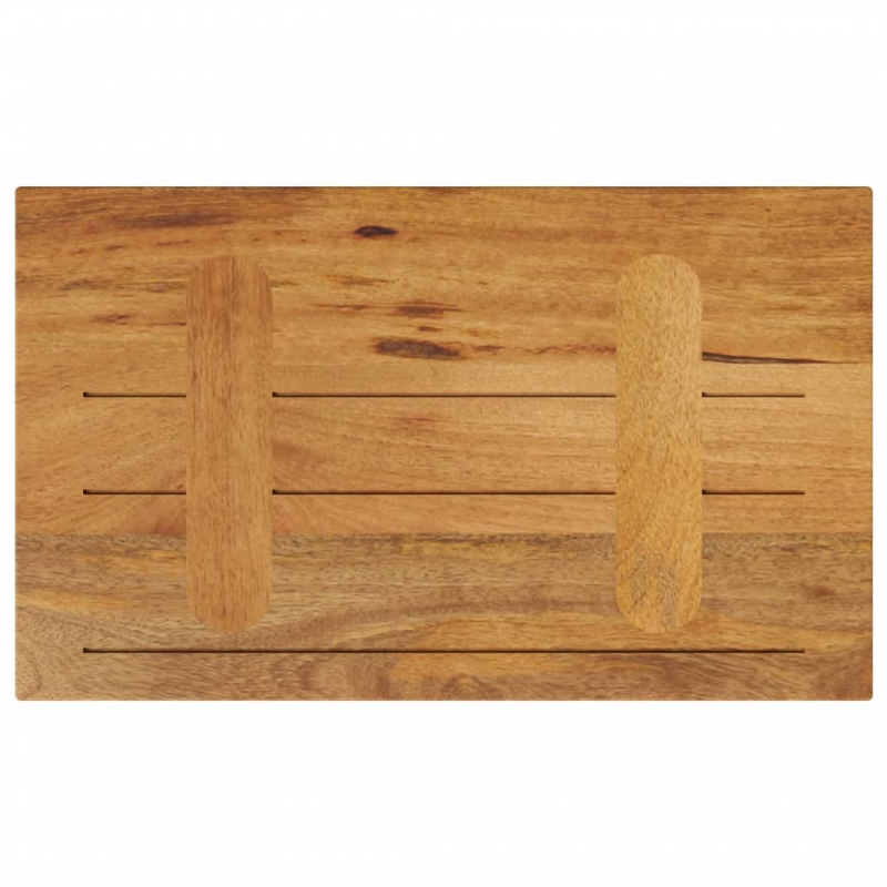 Tischplatte 40x30x3,8 cm Rechteckig Massivholz Mango