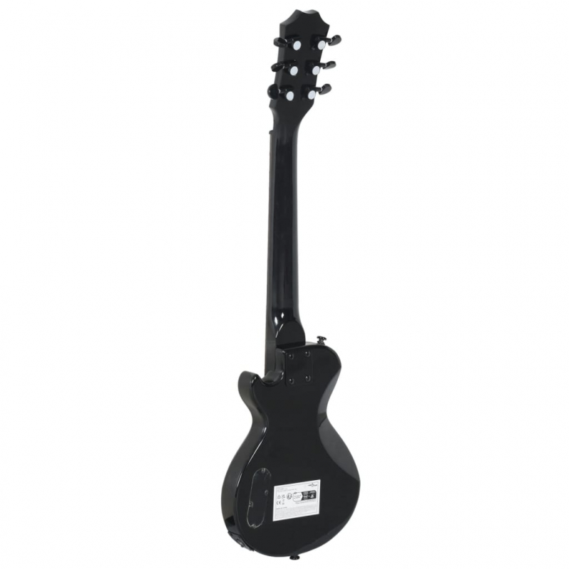 E-Gitarre für Kinder mit Tasche Schwarz 3/4 30