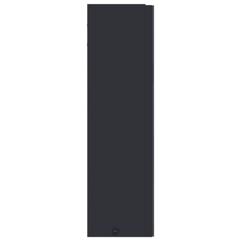 Spiegelschrank mit LED-Beleuchtung Grau 60x13x52 cm