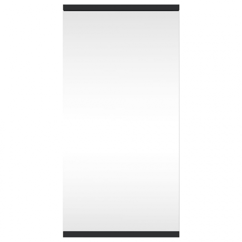 Eck-Spiegelschrank Schwarz 30x24x60 cm