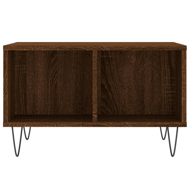 Couchtisch Braun Eichen-Optik 60x50x36,5 cm Holzwerkstoff