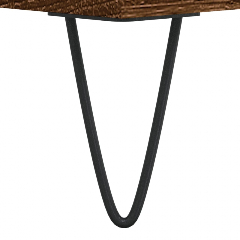 Couchtisch Braun Eichen-Optik 60x50x36,5 cm Holzwerkstoff