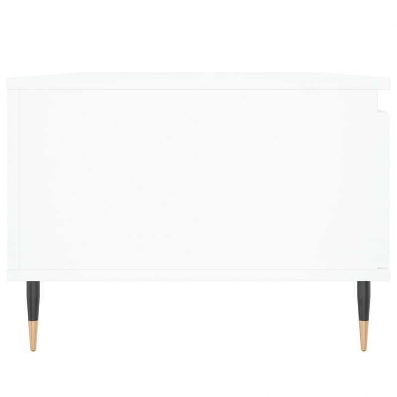 Couchtisch Weiß 90x50x36,5 cm Holzwerkstoff