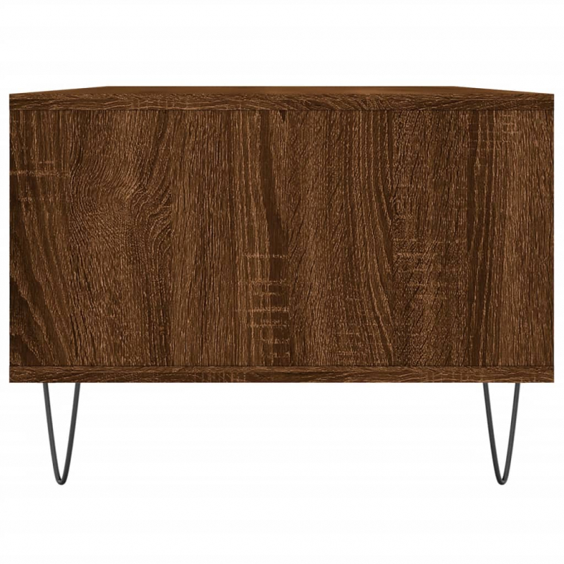 Couchtisch Braun Eichen-Optik 90x50x36,5 cm Holzwerkstoff