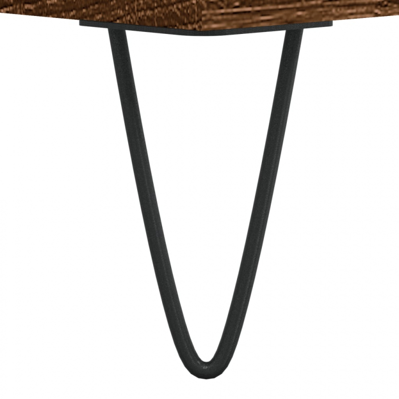 Couchtisch Braun Eichen-Optik 90x50x36,5 cm Holzwerkstoff