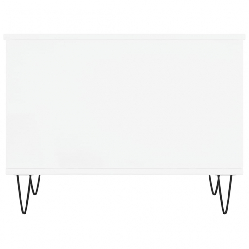 Couchtisch Weiß 60x44,5x45 cm Holzwerkstoff