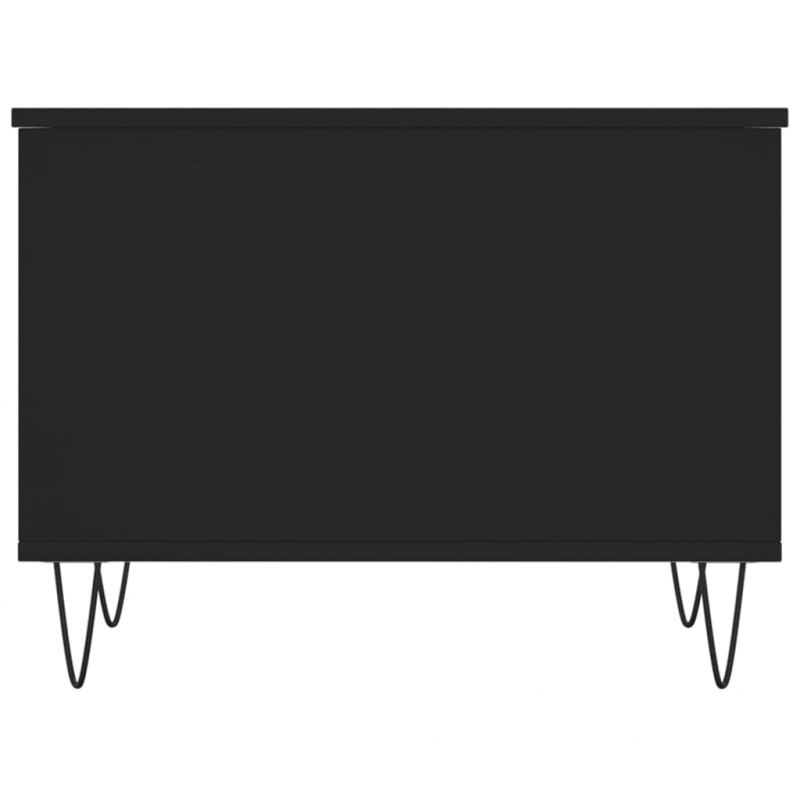 Couchtisch Schwarz 60x44,5x45 cm Holzwerkstoff