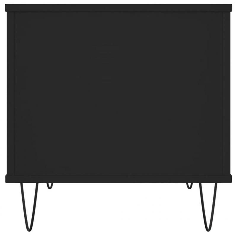 Couchtisch Schwarz 60x44,5x45 cm Holzwerkstoff