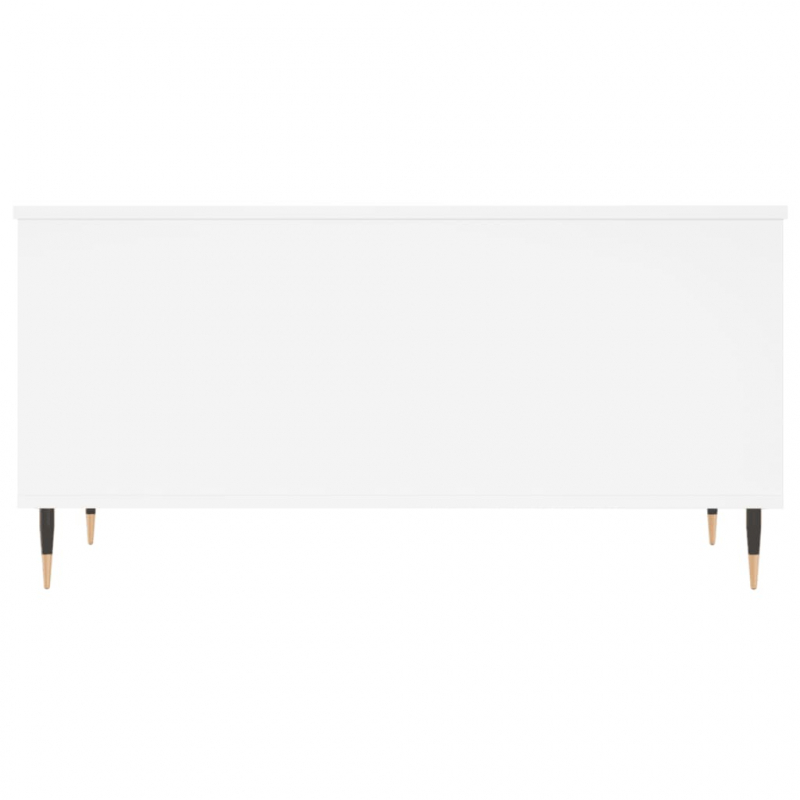 Couchtisch Weiß 90x44,5x45 cm Holzwerkstoff