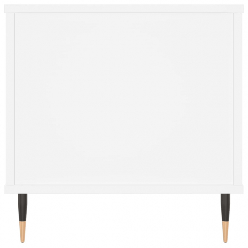 Couchtisch Weiß 90x44,5x45 cm Holzwerkstoff