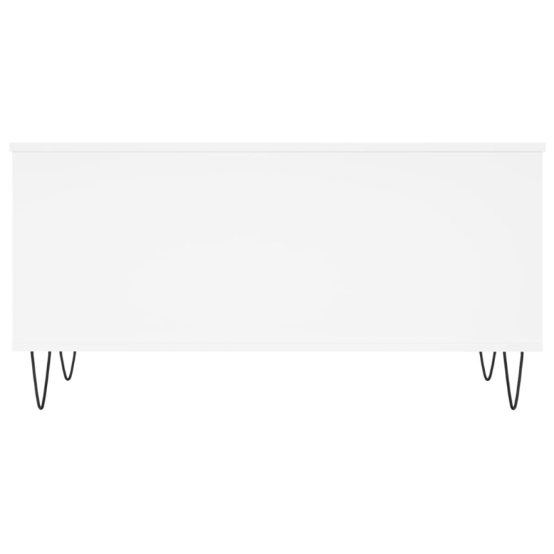 Couchtisch Weiß 90x44,5x45 cm Holzwerkstoff