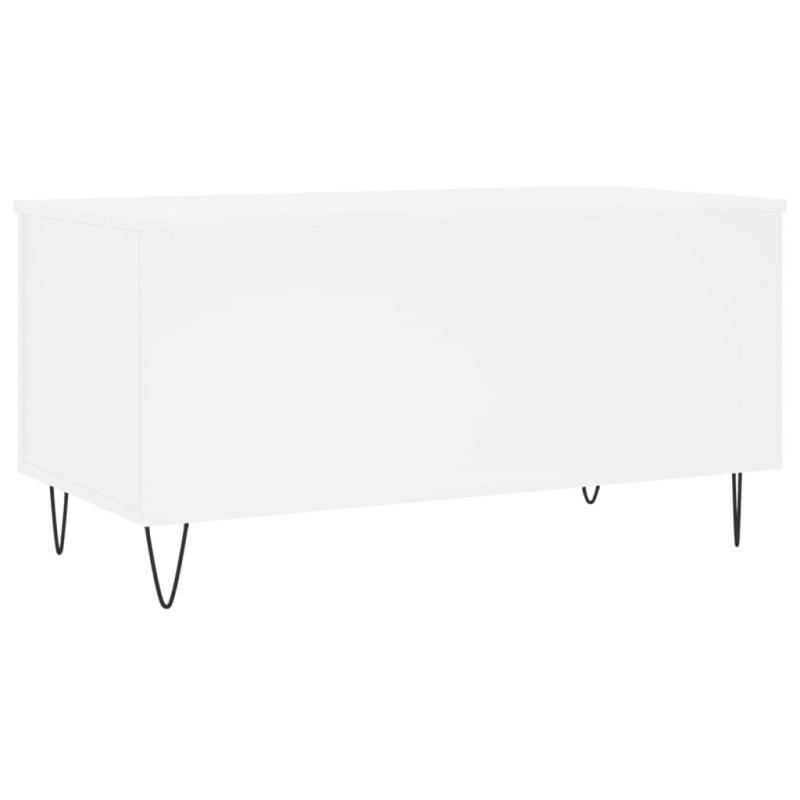 Couchtisch Weiß 90x44,5x45 cm Holzwerkstoff