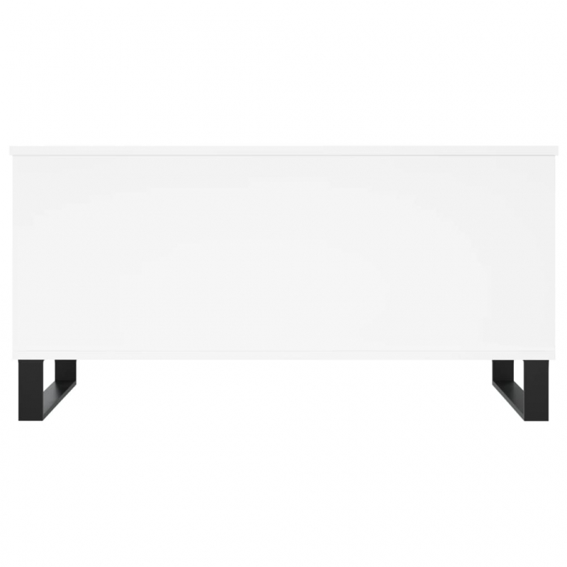 Couchtisch Weiß 90x44,5x45 cm Holzwerkstoff