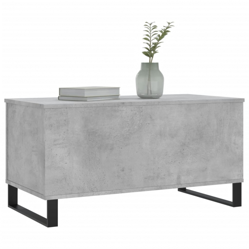 Couchtisch Betongrau 90x44,5x45 cm Holzwerkstoff