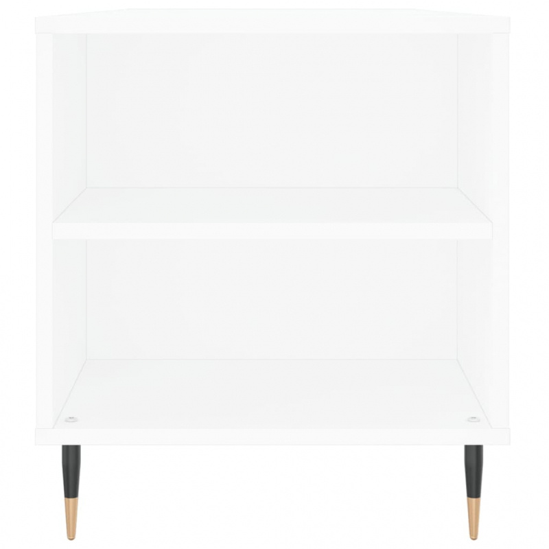 Couchtisch Weiß 102x44,5x50 cm Holzwerkstoff