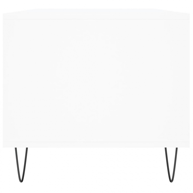 Couchtisch Weiß 90x49x45 cm Holzwerkstoff