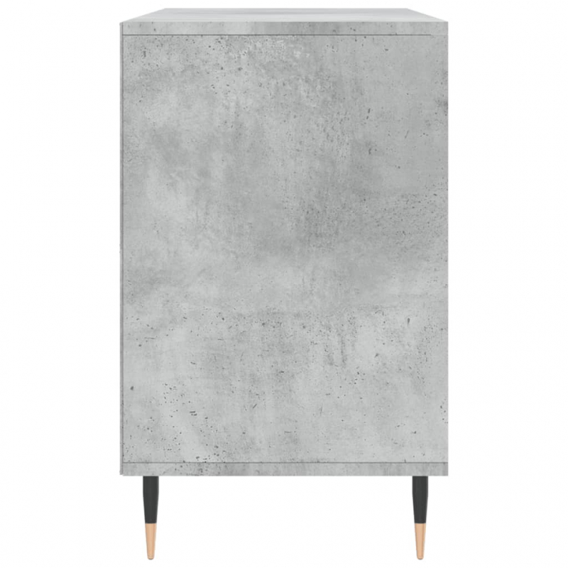 Schuhregal Betongrau 102x36x60 cm Holzwerkstoff